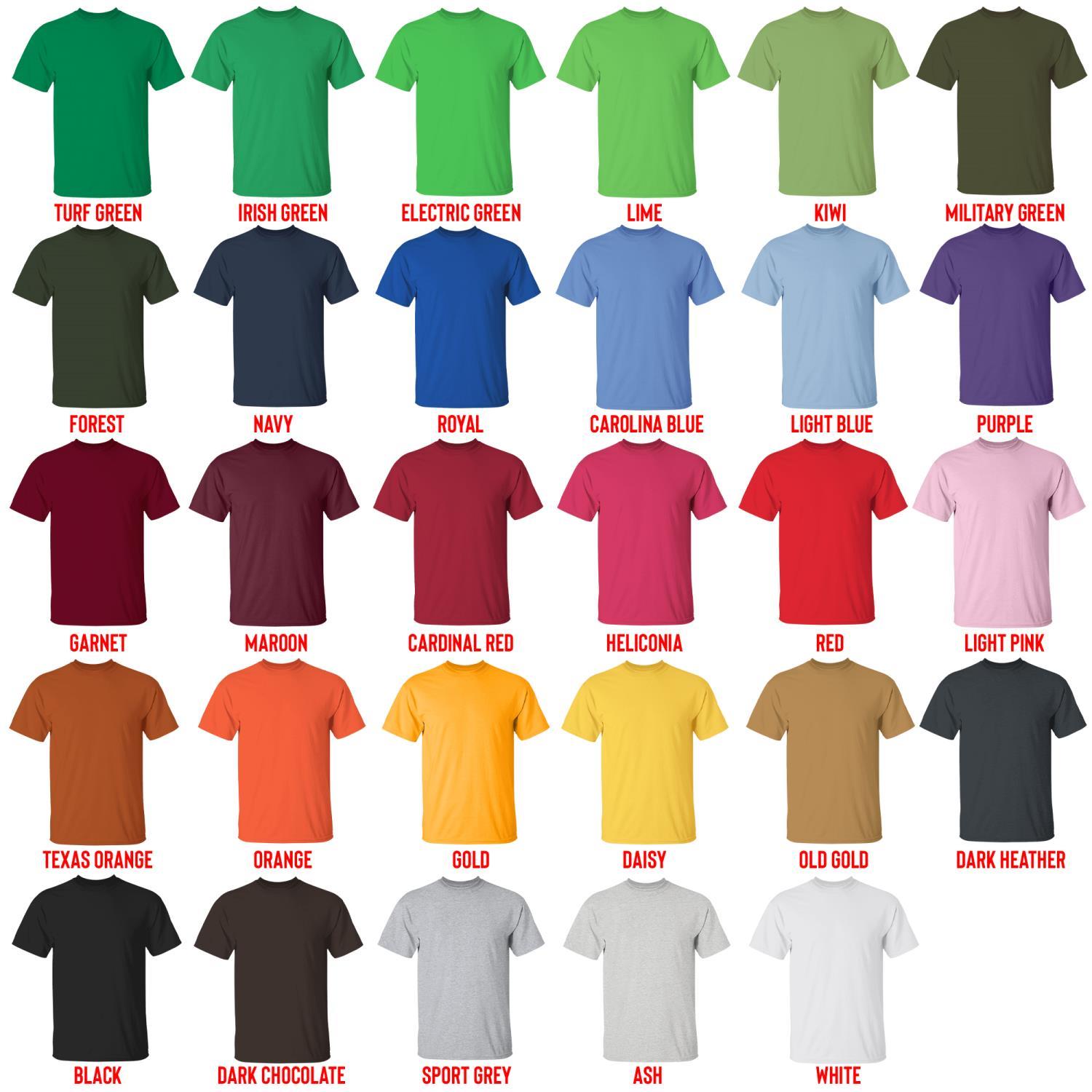 t shirt color chart - My Dress-Up Darling Shop