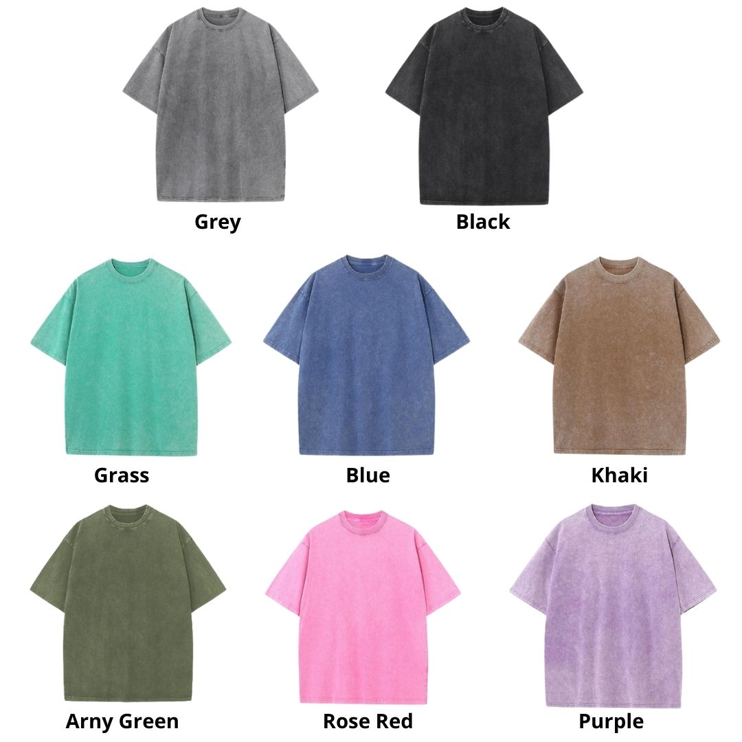 Mineral Wash T Shirt Color - My Dress-Up Darling Shop