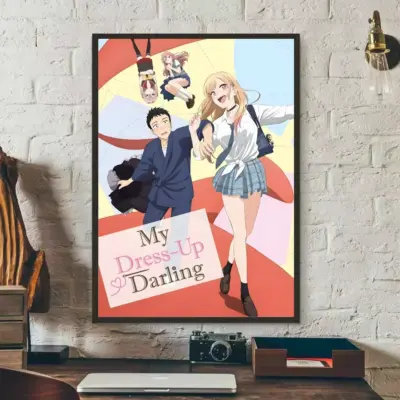 Anime My Dress-Up Darling Main Characters Wall Art