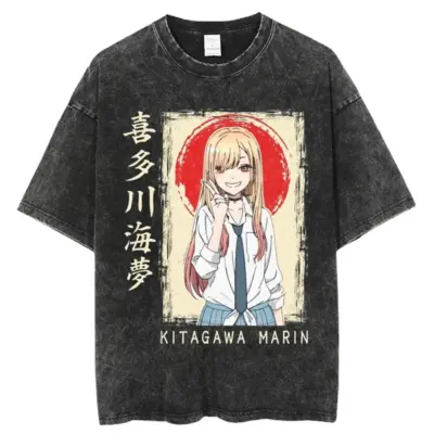 Best Selling My Dress Up Darling Kitagawa Marin Washed T-shirts