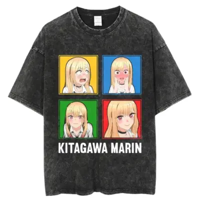 My Dress Up Darling Kitagawa Marin Washed T-shirts