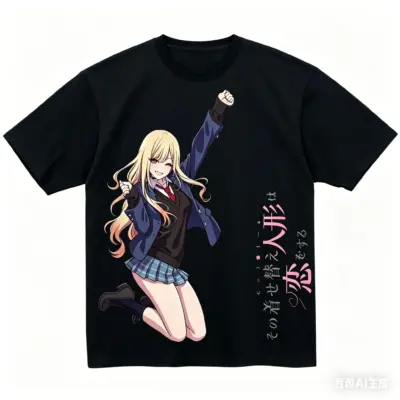 Hot Anime My Dress Up Darling Kitagawa Marin Unique T-shirt