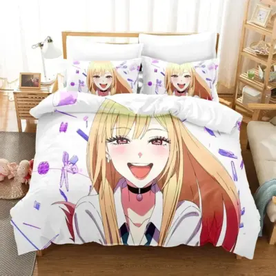 My Dress Up Darling Kitagawa Marin Smile Bedding Set