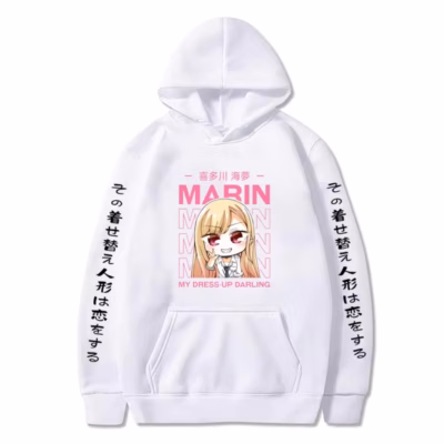 Alternative view of Hot Anime My Dress-Up Darling Kitagawa Marin Graphic Hoodie
