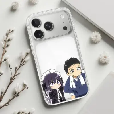 My Dress-Up Darling Marin And Gojo Chibi Phone Case