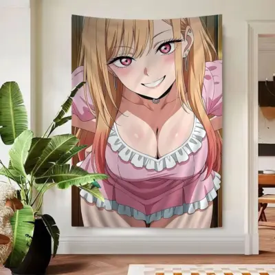 Anime My Dress Up Darling Kitagawa Marin Sexy Tapestry