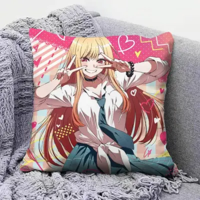 My Dress-Up Darling Marin Kitagawa Colorfull Throw Pillow