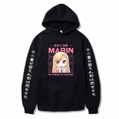 Hot Anime My Dress-Up Darling Kitagawa Marin Graphic Hoodie