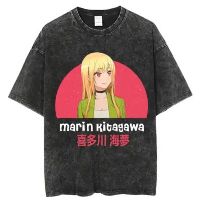 My Dress Up Darling Marin Vintage Design Washed T-shirts