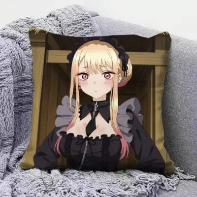 My Dress-Up Darling Marin Kitagawa Vintage Throw Pillow