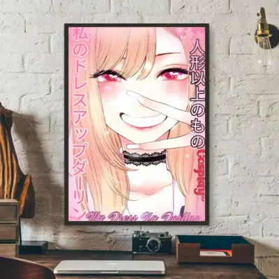 Hot Anime My Dress-Up Darling Marin Smile Wall Art