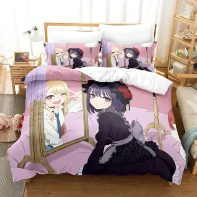 My Dress Up Darling Anime Kitagawa Marin Cosplay Bedding Set