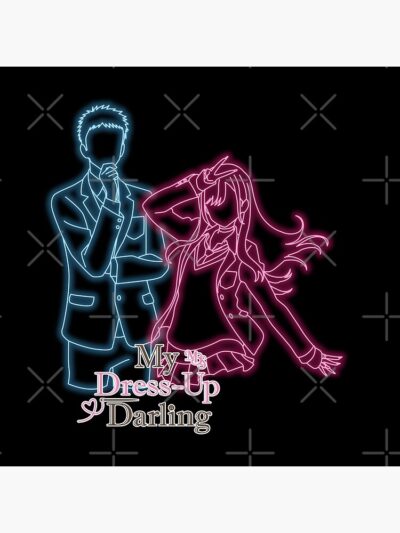 Alternative view of Anime My Dress Up Darling Classic Design Throw Pillow