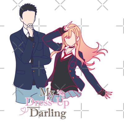 Alternative view of Anime My Dress Up Darling Silhouette Design Tote Bag