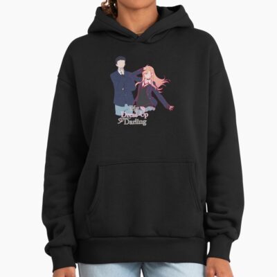 Alternative view of Anime My Dress-up Darling Silhouette Design Hoodie