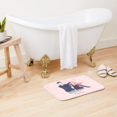 Alternative view of Anime My Dress Up Darling Silhouette Design Bath Mat