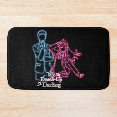 My Dress Up Darling Silhouette Design Bath Mat