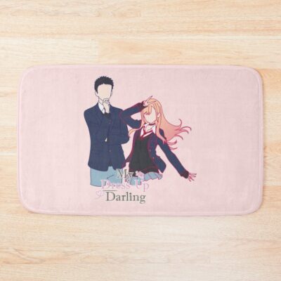Anime My Dress Up Darling Silhouette Design Bath Mat