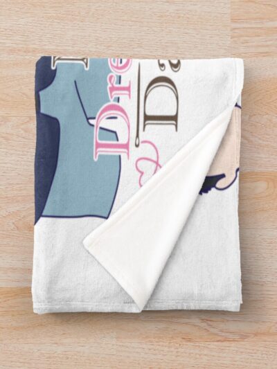 Alternative view of Anime My Dress Up Darling Silhouette Design Throw Blanket