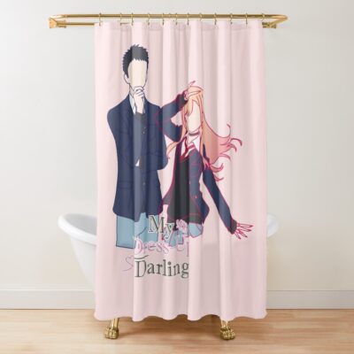 New Design My Dress Up Darling Silhouette Design Shower Curtain