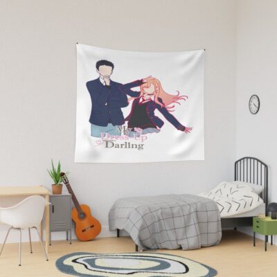 Anime My Dress Up Darling Silhouette Design Tapestry